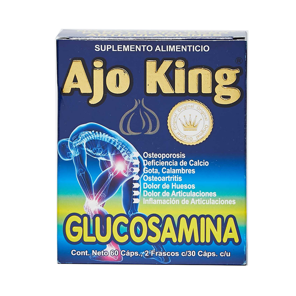 Ajo King Clucosamina, 60 Capsulas