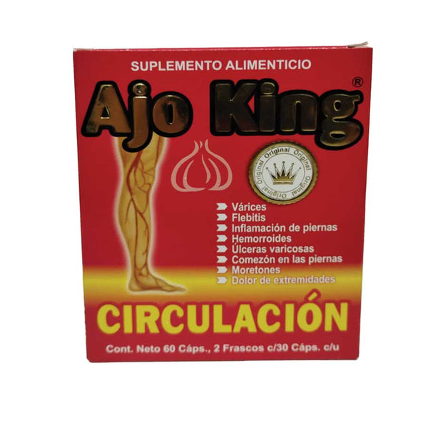 Ajo King Circulacion, 60 Capsulas