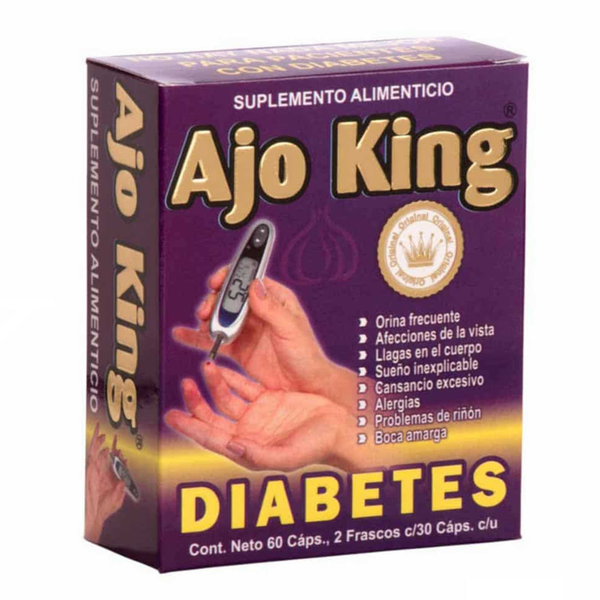 Ajo King Diabetes, 60 Capsulas