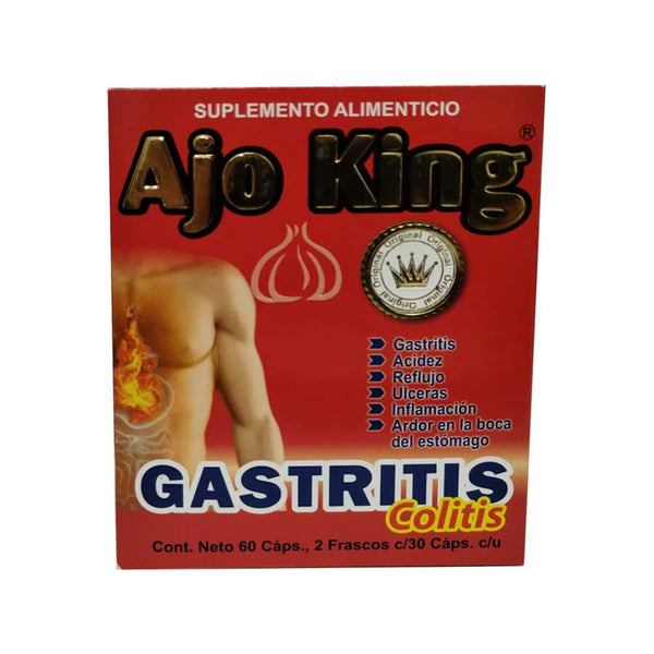 Ajo King Gastritis Colitis, 60 Capsulas