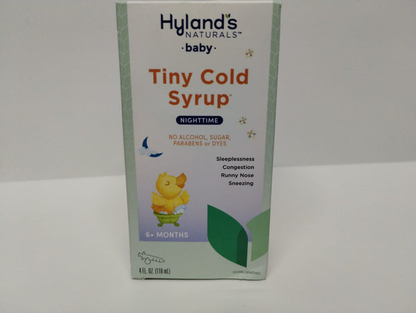 Hyland's Natural Baby Tiny Jarabe para el Resfriado Noche, 4 oz