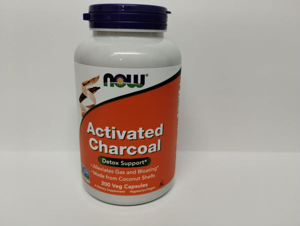 Activated Charcoal para la Desintoxicación, 200 Cápsulas