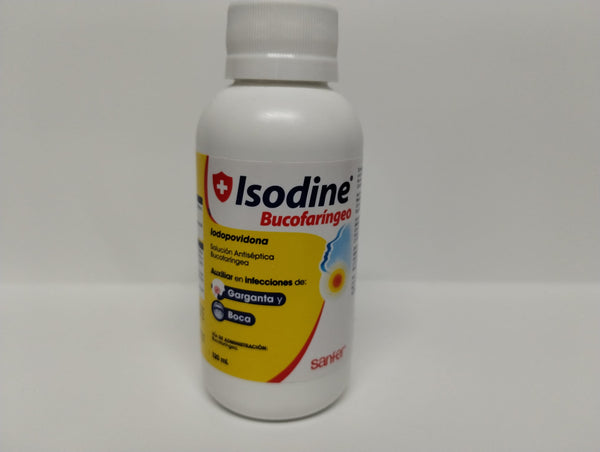 Isodine Bucofaringeo Solucion Antiseptica, 4 oz