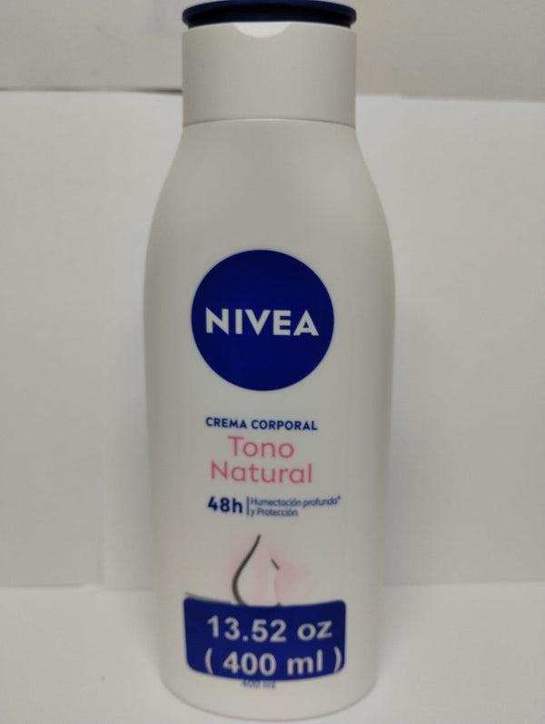 Nivea Crema Corporal Tono Natural, 13.52 oz