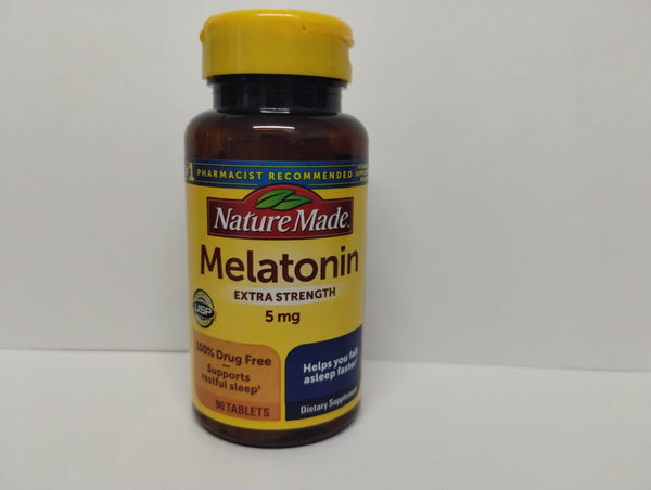 Nature Made Melatonin 5 mg, 90 Tabletas