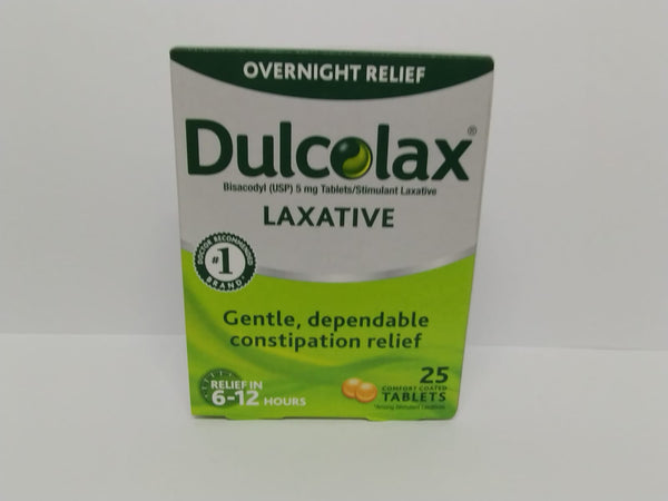 Dulcolax Laxative, 25 Tabletas